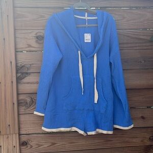 Free People Romper with Hood